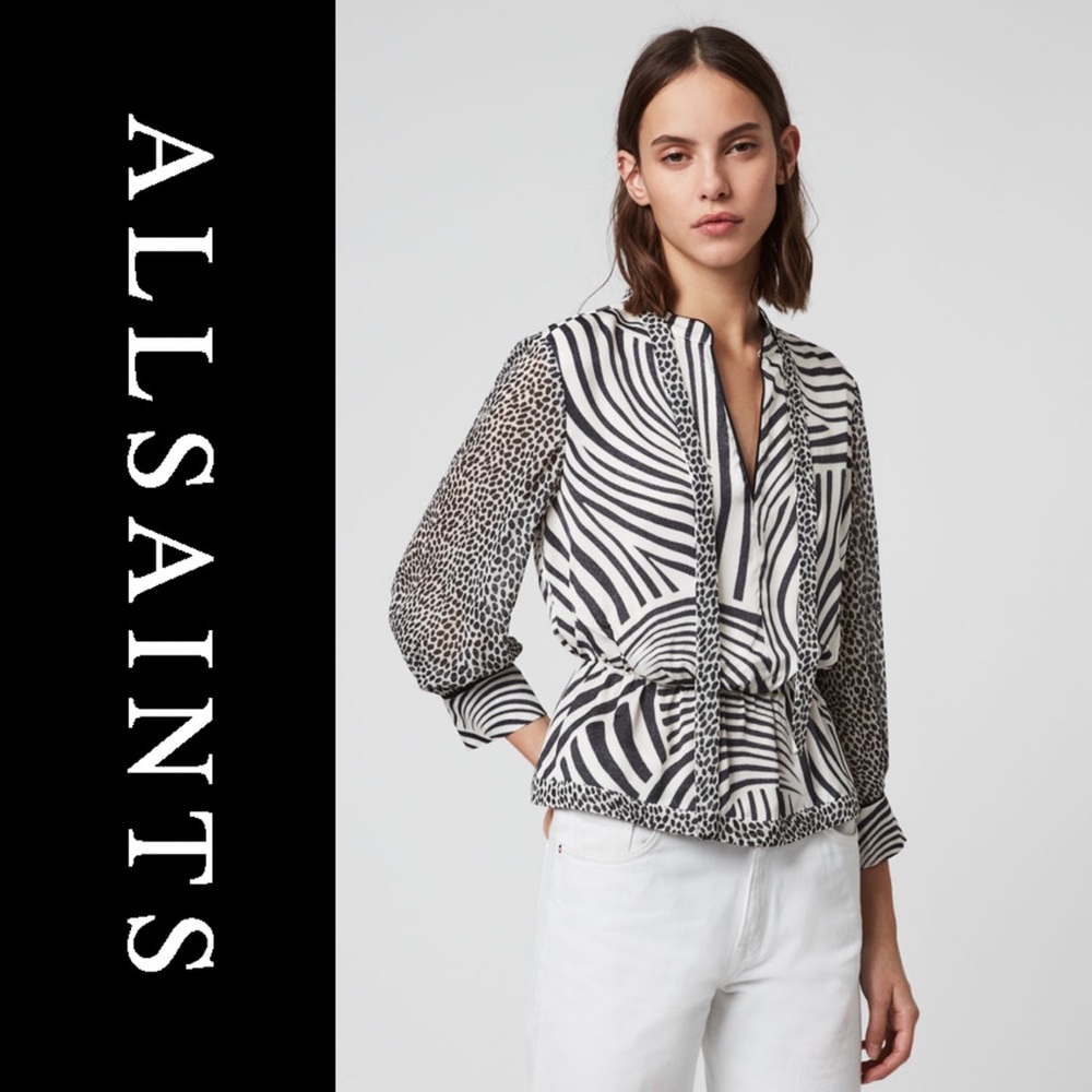 ALLSAINTS • Meelia Seebra Top • NWT
